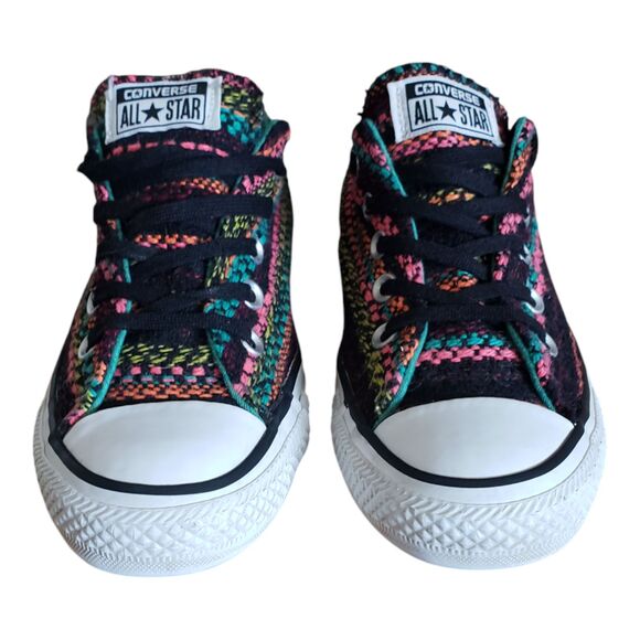 Converse All Star Parakeet OX Rainbow Boho Sneakers Low Top Women's Size 6 - Picture 4 of 11